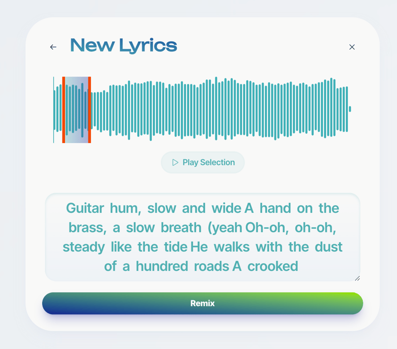 Neume Remix Interface